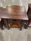 Brown Maple End Table 24