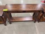 Brown Maple Sofa Table 48