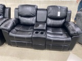 Champion Black Loveseat