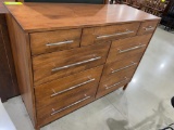 Brown Maple Dresser with Mirror 58