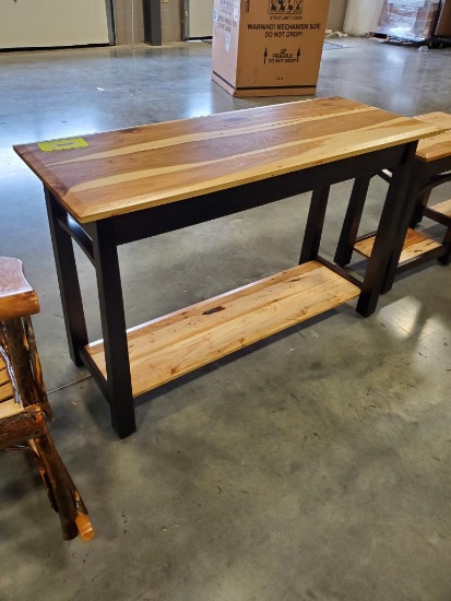 Hickory Sofa Table, 46x18x29 1/2"