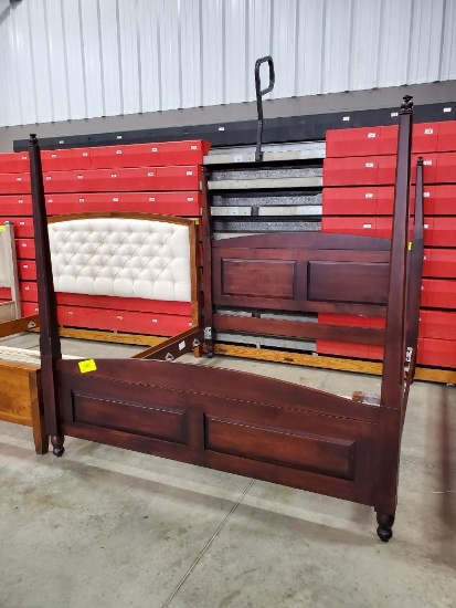 King Maple Poster Bed