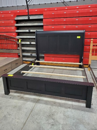 Cali King Maple Bed Black