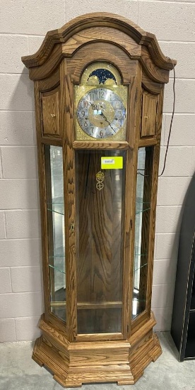 Oak Grandfather Clock 32x82