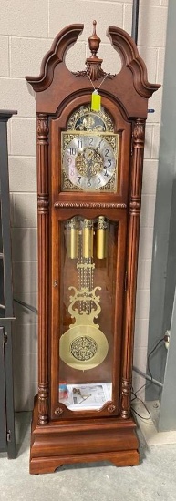 Cherry Grandfather Clock 23x14x87