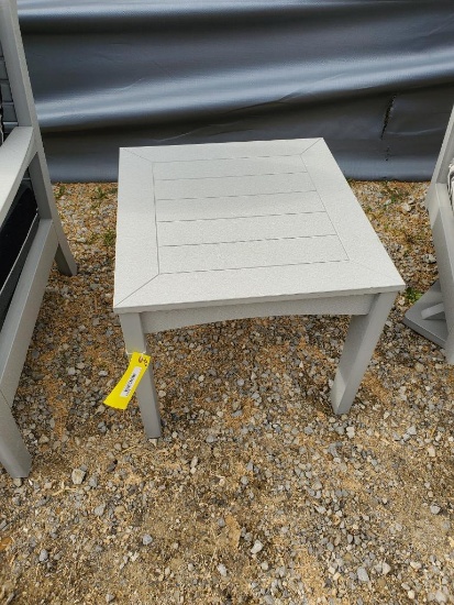 Gray Poly end table