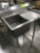 One compartment sink with drainboard
