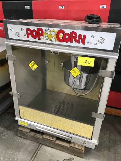 Pop corn popper 36? w x 30? d x 45? h