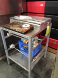 Heat sealer with crate of assorted misc