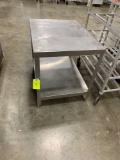 Small stainless steel table