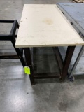 Metal frame table