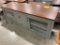 WALNUT BROWN MAPLE PAINTED SAGE AND NATURAL BUFFET 65X30X20