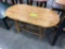 BURNED HICKORY NATURAL COFFEE TABLE 20X40