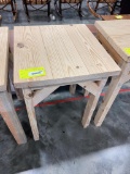 PINE UNFINISHED END TABLE 21X30X22