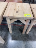 PINE UNFINISHED END TABLE 21X30X22