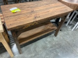 PINE ENTRYWAY TABLE 42X32X20