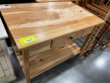 HICKORY TABLE NATURAL 43X27X30