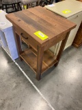 RUSTIC END TABLE 23X31X19