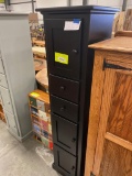 MAPLE PAINTED BLACK CABINET 17X17X67