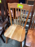 RUSTIC CHERRY NATURAL SIDE DINING CHAIR