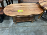 BURNED HICKORY NATURAL COFFEE TABLE 20X20X40