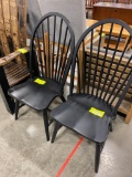 BLACK SIDE DINING CHAIR