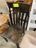 BROWN MAPLE SIDE CHAIR