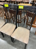 BROWN MAPLE SIDE CHAIR