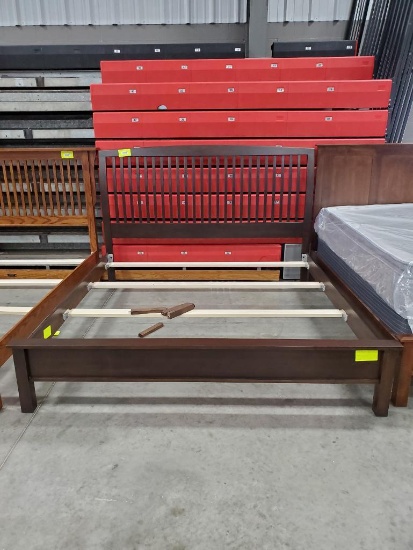 Brown Maple King Bed Only