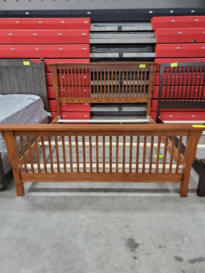 Oak Cal King Bed Only