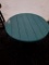TEAL POLY ROUND TABLE