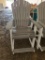 GREY AND WHITE POLY BAR CHAIR
