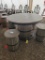 POLY BARREL DINING SET WITH 4 SEATS