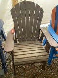 BROWN POLY CHAIR