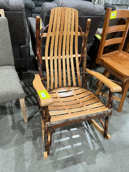 HICKORY AND OAK ROCKER