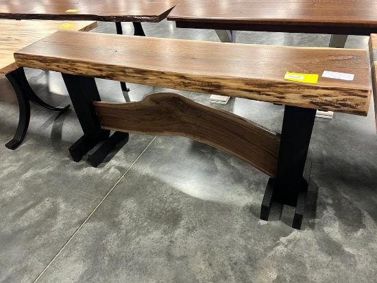 WALNUT TABLE 68X20X32IN