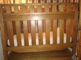 Oak Baby Crib