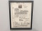 Framed COPY of a Genuine FBI Letter Relating to Bigfoot Hair
