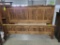 BROWN MAPLE KING BED UNMIXED