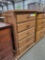 HARD MAPLE CHEST OF DRAWERS 5 DRAWER LIGHT BROWN 36X22X53IN