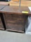 RUSTIC BROWN MAPLE NIGHT STAND 3 DRAWER 26X19.5X30.5IN