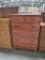 OAK CHEST OF DRAWERS 6 DRAWER 36X20X49IN