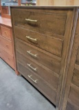 SAP CHERRY CHEST OF DRAWERS 5 DRAWER OCS105 39X19X51IN