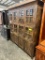 RUSTIC BROWN MAPLE SETTLERS HUTCH 81X19X81IN