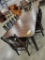 CHERRY DINING TABLE W/ 8 SIDE CHAIRS, 4 LEAVES EARTHTONE/ONYX 60X48IN