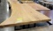 WORMY MAPLE LIVE EDGE BAR TABLE ONLY NATURAL 33X78IN