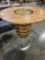 BARREL PUB TABLE ONLY HICKORY NATURAL 56IN ROUND