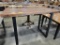 LIVE EDGE HIGHTOP BAR TABLE ONLY METAL BASE 67X30X43IN