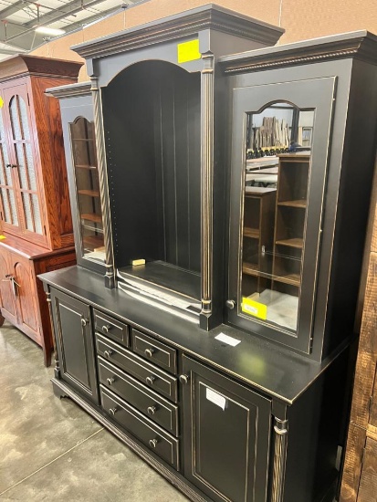 BRIM HUTCH BLACK 70X23X82IN