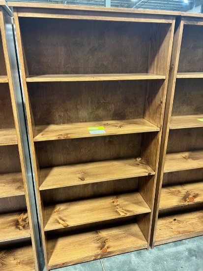 PINE BOOKCASE OCS112 36X12X72IN